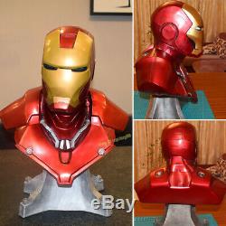 Avengers 11 Iron Man Buste Statue Résine Fer Homme Modèle Mk3 Figure Dans Les Jouets Stock