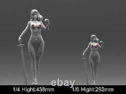 Blanche-Neige, fille sexy, modèle 3D imprimé en résine non peinte et non assemblée - NSFW