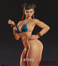 Chun-Li Figure en impression 3D Modèle non peint Sculpture GK Kit vierge Nouveau en stock