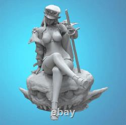 Commandante Femme Sexy 3D Figurine Non Peinte Modèle GK Kit Blanc Nouveau Jouet Chaud En Stock