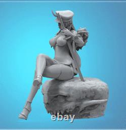 Commandante Femme Sexy 3D Figurine Non Peinte Modèle GK Kit Blanc Nouveau Jouet Chaud En Stock