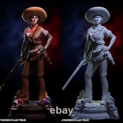 Cowgirl gitane modèle de figurine 3D à imprimer non peint Kit GK Blank Hot Toy En Stock