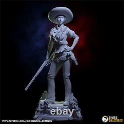 Cowgirl gitane modèle de figurine 3D à imprimer non peint Kit GK Blank Hot Toy En Stock