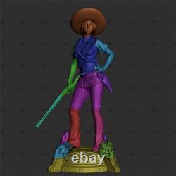 Cowgirl gitane modèle de figurine 3D à imprimer non peint Kit GK Blank Hot Toy En Stock