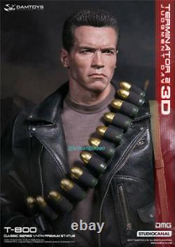Damtoys 1/4ème Échelle Terminator 2judgment Day T-800 Figurine Statue Modèle 22.25