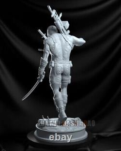 Deadpool 1/6 Non Peint Figure 3d Printing Model Kit Démonté Gk 39cm/15.3inch