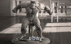 Dépeint 30cm/11.8inch H Résine Hulk Imprimer Modèle 3d Figure Gk Non Assemblé