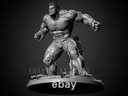 Dépeint 30cm/11.8inch H Résine Hulk Imprimer Modèle 3d Figure Gk Non Assemblé