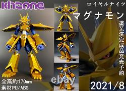 Digimon Magnamon Résine Figurine Movable Jouet 17cm Modèle Peint Khzone Studio