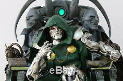 Docteur Doom 1/4 Statue Échelle Trône De Collection Figure Modèle En Résine Gk En Stock