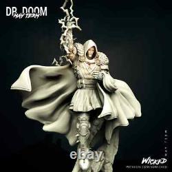 Doctor Doom 110 Échelle Modèle Résine Kit Marvel Avengers Fantastic Four Statue