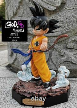 Dragon Ball Kid Son Goku Statue God Studio Figure Resin Modèle Nouveau 33cm