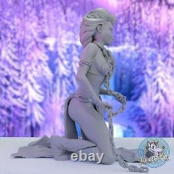 Elsa Slave Frozen Princess 14.5 Figure Custom Resin Model Kit Bricolage Peinture Statue