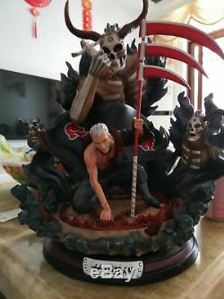 En Stock Naruto Akatsuki Hidan Modèle En Résine Statue Gk Avec Lumière Led Mort Figure