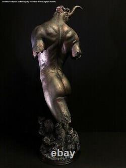 Erotic Nu Mâle Torse Statue Démon Jaydee Modèles Sculpture Jonathan Dewar
