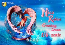 F3 Studio One Piece Nico Robin Resin Figure Model Painted Statue In Stock Led