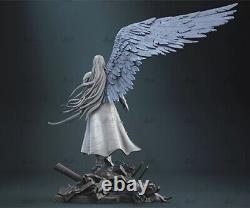 Figure de Sephiroth de dessin animé Modèle GK non peint imprimé en 3D Kit de résine non assemblé de 40 cm de hauteur
