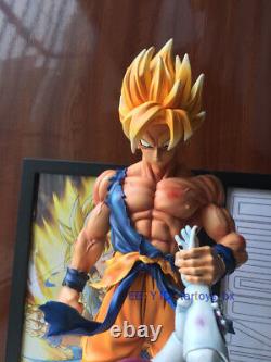 Figurine Instock Dragon Ball 1/6 Son Goku Frieza Modèle Resin Statue 16''h Figure