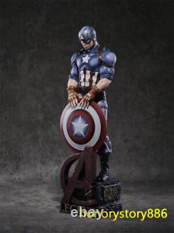 Figurine d'action Captain America Avengers en résine, statues de collection de 54 cm, cadeaux