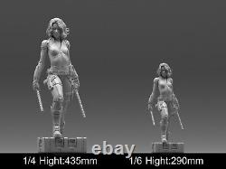 Figurine de combat Black Widow en résine modèle 3D à imprimer non peinte non assemblée en kit GK
