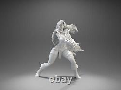 Figurine de combat Red Sonja en résine modèle d'impression 3D Kit non peint non assemblé GK