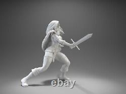 Figurine de combat Red Sonja en résine modèle d'impression 3D Kit non peint non assemblé GK