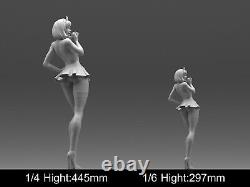 Figurine de fille blanche-neige en résine modèle 3D à imprimer non peinte non assemblée DIY GK NSFW