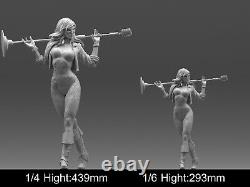 Figurine de héros Black Canary en résine modèle d'impression 3D non peint non assemblé GK DIYKit