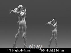 Figurine de résine de Witchblade Sara Model 3D à imprimer non peinte non assemblée GK DIY Kit