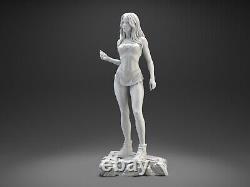 Figurine de super-héroïne Star Girl en résine pour impression 3D non peinte et non assemblée Kit GK