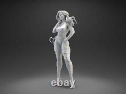 Figurine en résine de Mlle Blondy Marvel Modèle 3D à imprimer non peint et non assemblé GK Kit