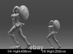 Figurine en résine de femme armée merveilleuse modèle d'impression 3D Kit GK non peint et non assemblé