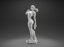 Figurine en résine non peinte non assemblée de Samus Aran, modèle 3D sexy pour impression en kit GK.