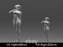Figurine en résine non peinte non assemblée de Samus Aran, modèle 3D sexy pour impression en kit GK.