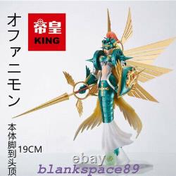 Figurine en résine peinte du Digimon Ofanimon, modèle de statue de la marque King Studio en stock, taille MH.