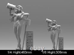 Figurine résine imprimée en 3D non peinte non assemblée de She Hulk, femme sexy