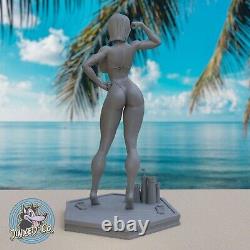 Fille Puissance Sexy en Bikini 12,2 Figurine Kit de Modèle en Résine Personnalisé DIY Statuette