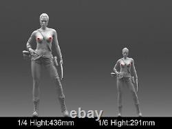 Fille sexy Lara Croft non peinte, non assemblée, résine GK modèle imprimé en 3D Figure NSFW