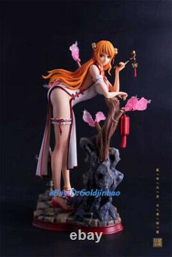 Foc One Piece Nami Figure Chinese Style Nami In Cheongsam Resin Model In Stock
