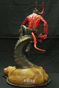 Hellboy Démon Argent Rouge Corne De Taureau Originale Figure Résine Modèle Unpainted Kit