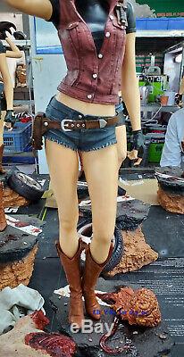 Hot Studio Resident Evil Claire Redfield 1/4 Refonte Modèle En Résine Figure Gk Statue