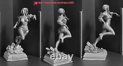 Kit de figurine en résine BrunoArt3D CyberPunk Lucy à l'échelle 1/12, 1/10, 1/8 ou 1/6