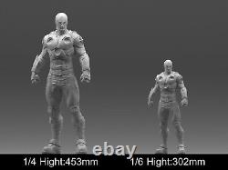 Kit de modèle d'impression 3D CFD Nova Hero man en résine non peint et non assemblé.