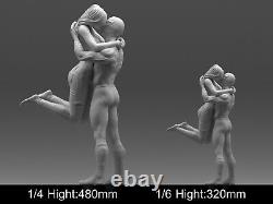 Kit de modèle d'impression 3D de Man et Mary Jane Figure, non peint, non assemblé, en résine GK.