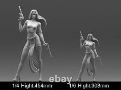 Kit de modèle d'impression 3D de femme sexy mystique en résine, figurine non peinte et non assemblée GK.