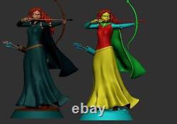 Kit de modèle de figurine Brave Merry Fan art imprimé en 3D en résine NON PEINT NON ASSEMBLÉ 8k