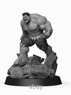 Kit de modèle de figurine Hulk imprimée en 3D non peinte non assemblée Kit de garage H 330mm