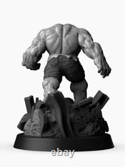 Kit de modèle de figurine Hulk imprimée en 3D non peinte non assemblée Kit de garage H 330mm