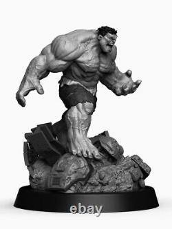 Kit de modèle de figurine Hulk imprimée en 3D non peinte non assemblée Kit de garage H 330mm