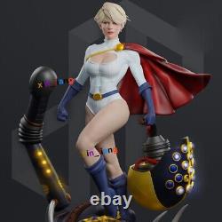 Kit de modèle de figurine Power Girl 3D imprimée en 1/8 23cm non peinte non assemblée Garage Kits